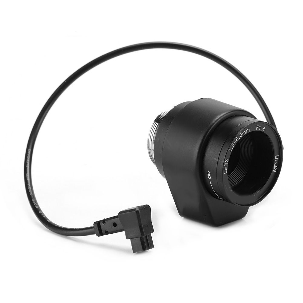 1MP CCTV Camcorder Auto Camera Lens CS Mount Replacement 3.5-8mm Length