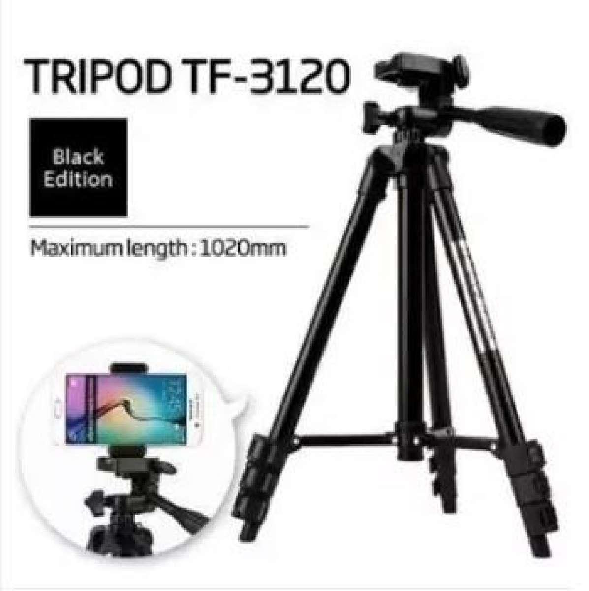 3120 Tripod Stand 4-section Lightweight Portable Aluminum Mini Trip