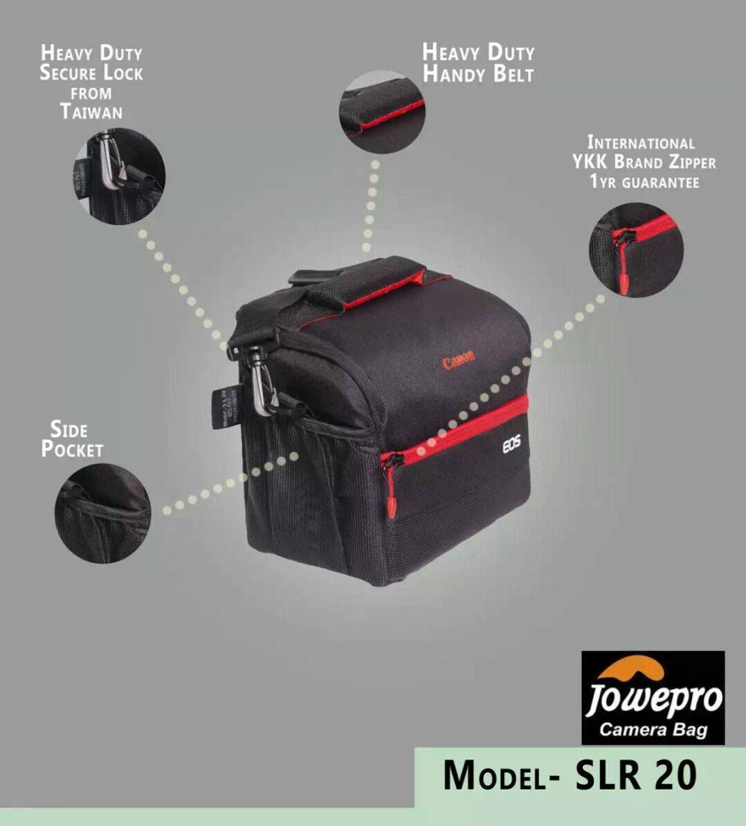 Canon DSLR Camera Bag Model SL-20 Black and Red