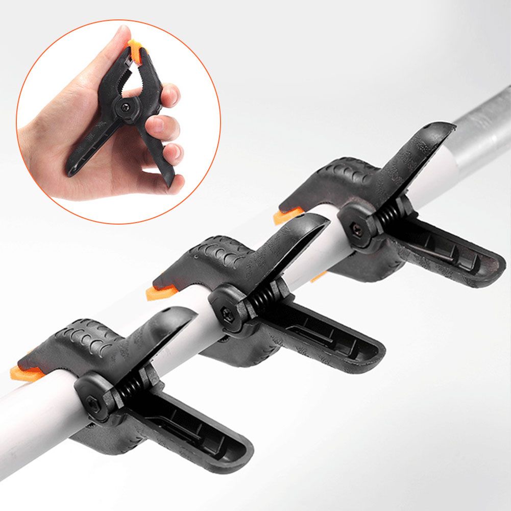 4pcs/set Spring Clips Adjustable Nylon Strong Clamps for Photo Studio Background Backdrops Accessories Fixed Clip