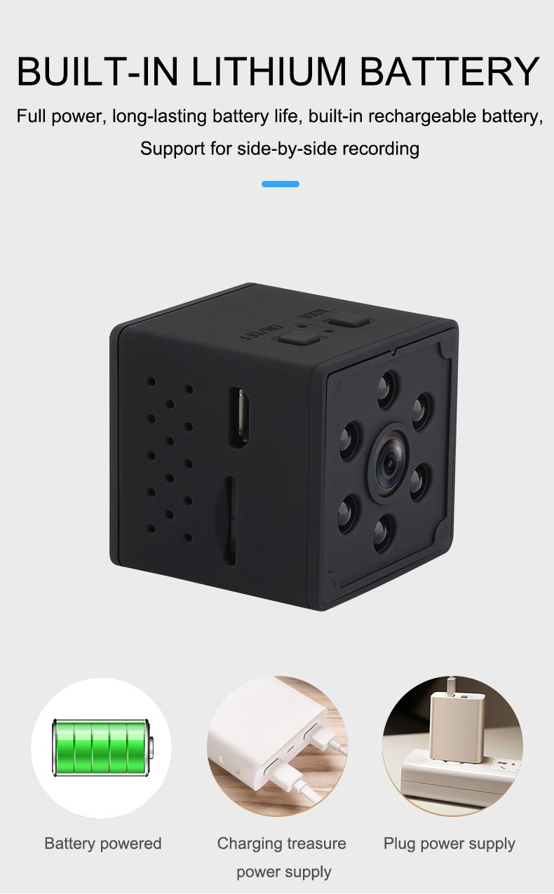1 pcs HD WiFi Mini Camera 1080P Night Vision Camcorder Motion detection DVR Micro Camera Outdoor Sports Video camera