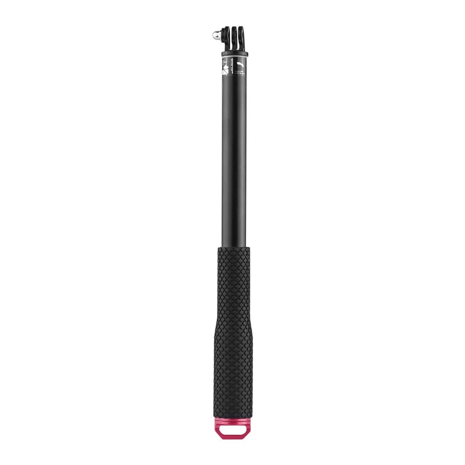 LDX-808 Suit Aluminum Alloy Selfie Stick Kit 36cm-110cm 4-Section Extendible Handheld Selfie Stick with Re-mote Controller Clip for GoPro + Phone Holder + Phone Re-mote Controller & Re-mote Controller Clip + 1/4" Connector