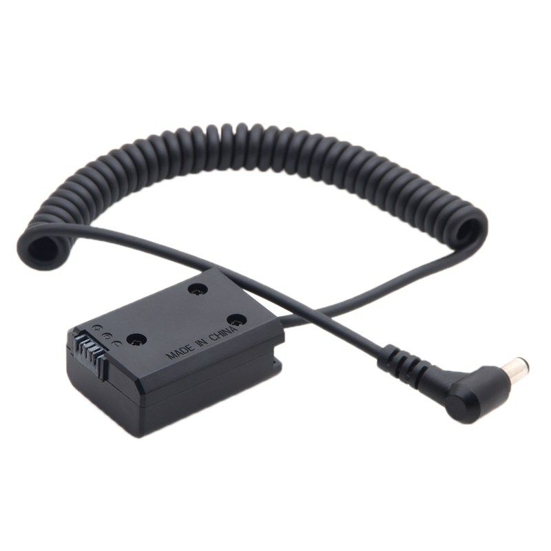 Np-Fw50 Dummy Pack Coupler Adapter With Dc Male Connector Ced Cable For Sony A7 Mark Ii A6300 A6000