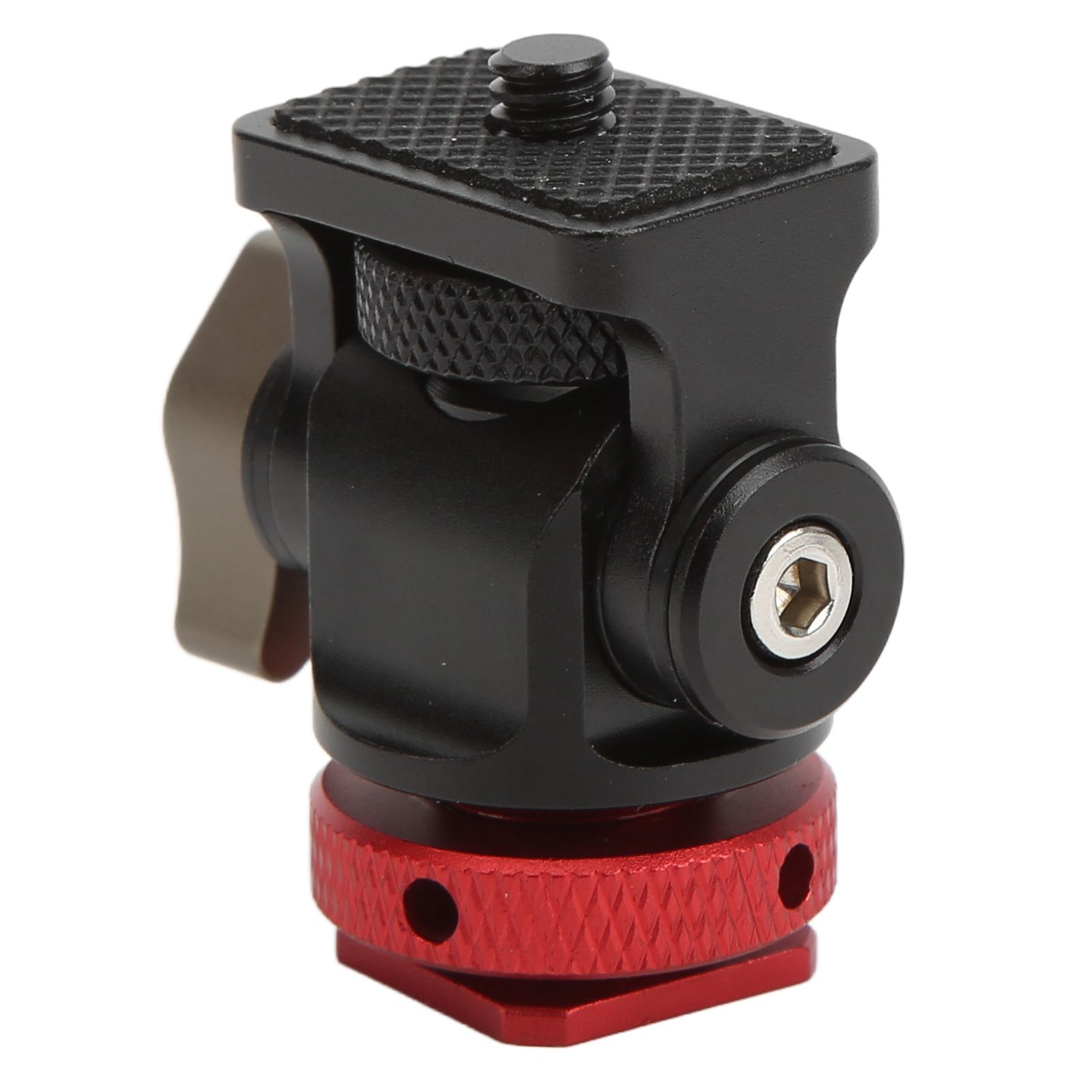 Tripod Ball Head Cold Shoe Adapter For Mounting Camera Monitor LED Fill Light
