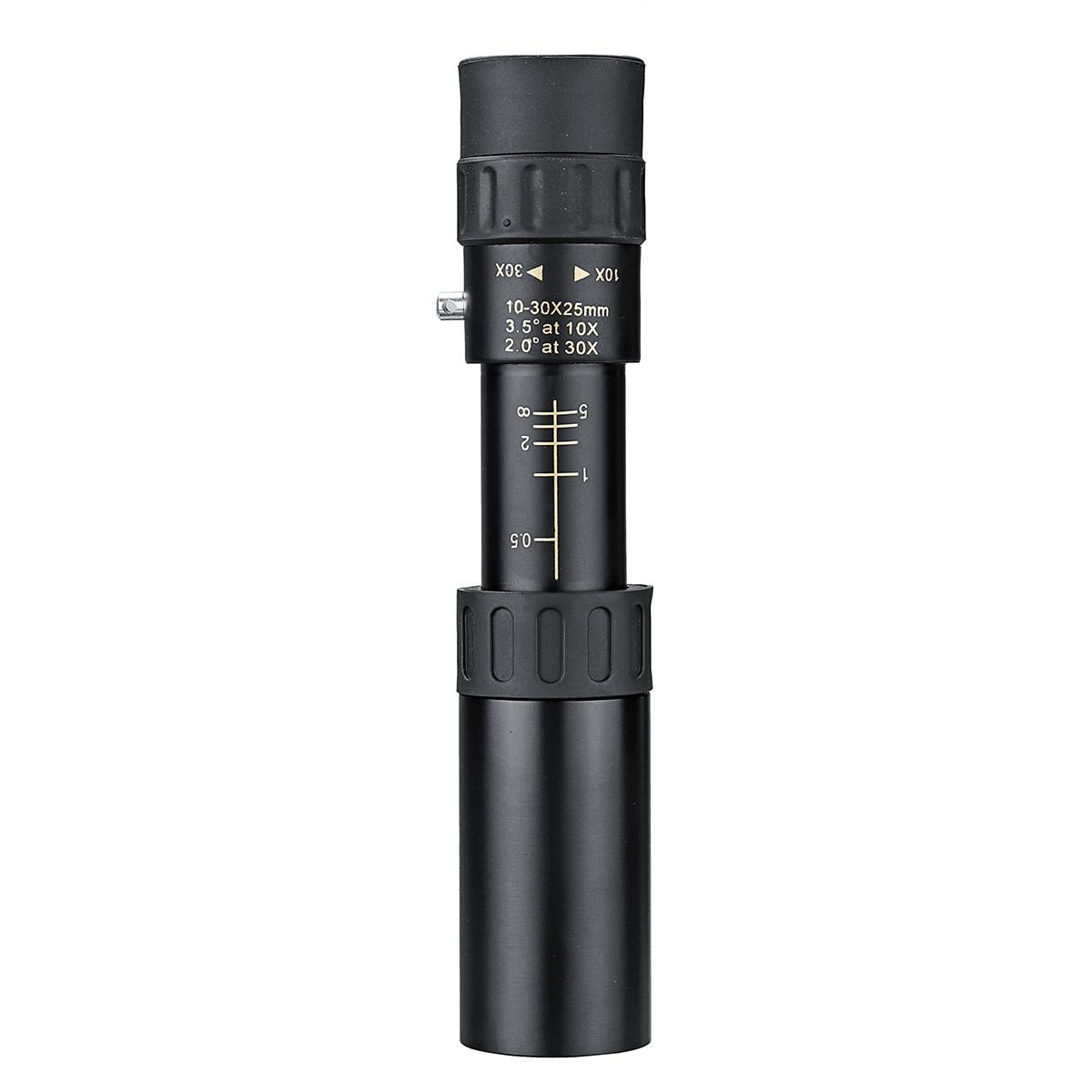 10-30x25 Zoom Monocular Cameras Phone Camera Telescope Pocket Optical Prism Camping -