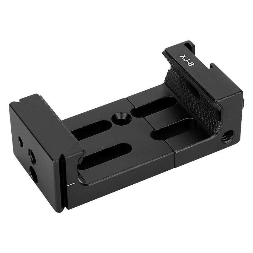 Phone Fixing Clamp Aluminium Alloy Metal Clip Desktop Holder for Shooting