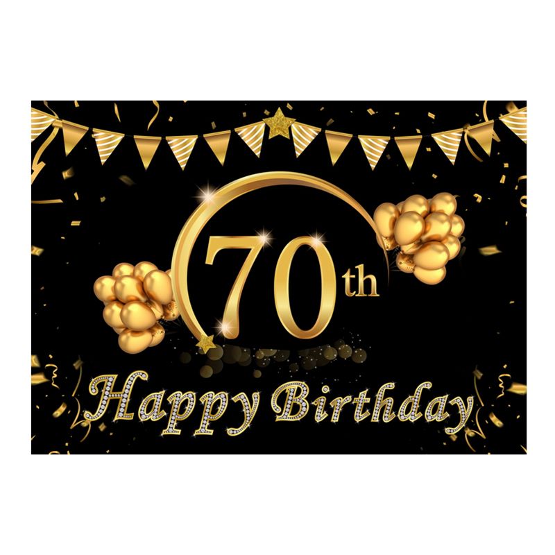 W798 Happy Sweet 70Th Birthday Party Romantic Birthday Party Photo Background Photography Backdrop