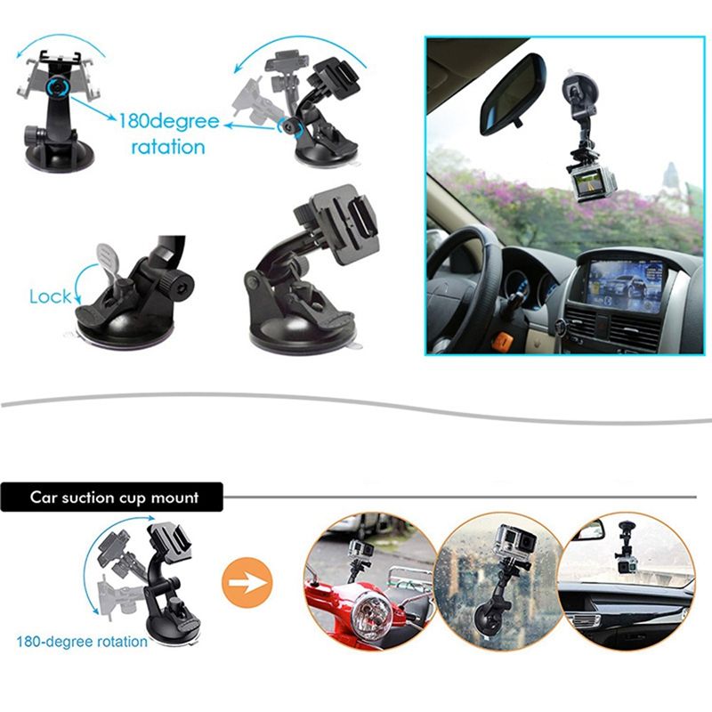 Action Camera Accessories Kit for GoPro Hero 10 9 8 Hero Session 5 for Insta360 AKASO Campark Action Camera
