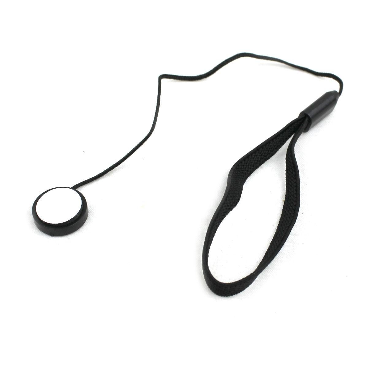 Anti-Lost Lens Cover Strap for Canon 60D Nikon D90 Pentax -Black