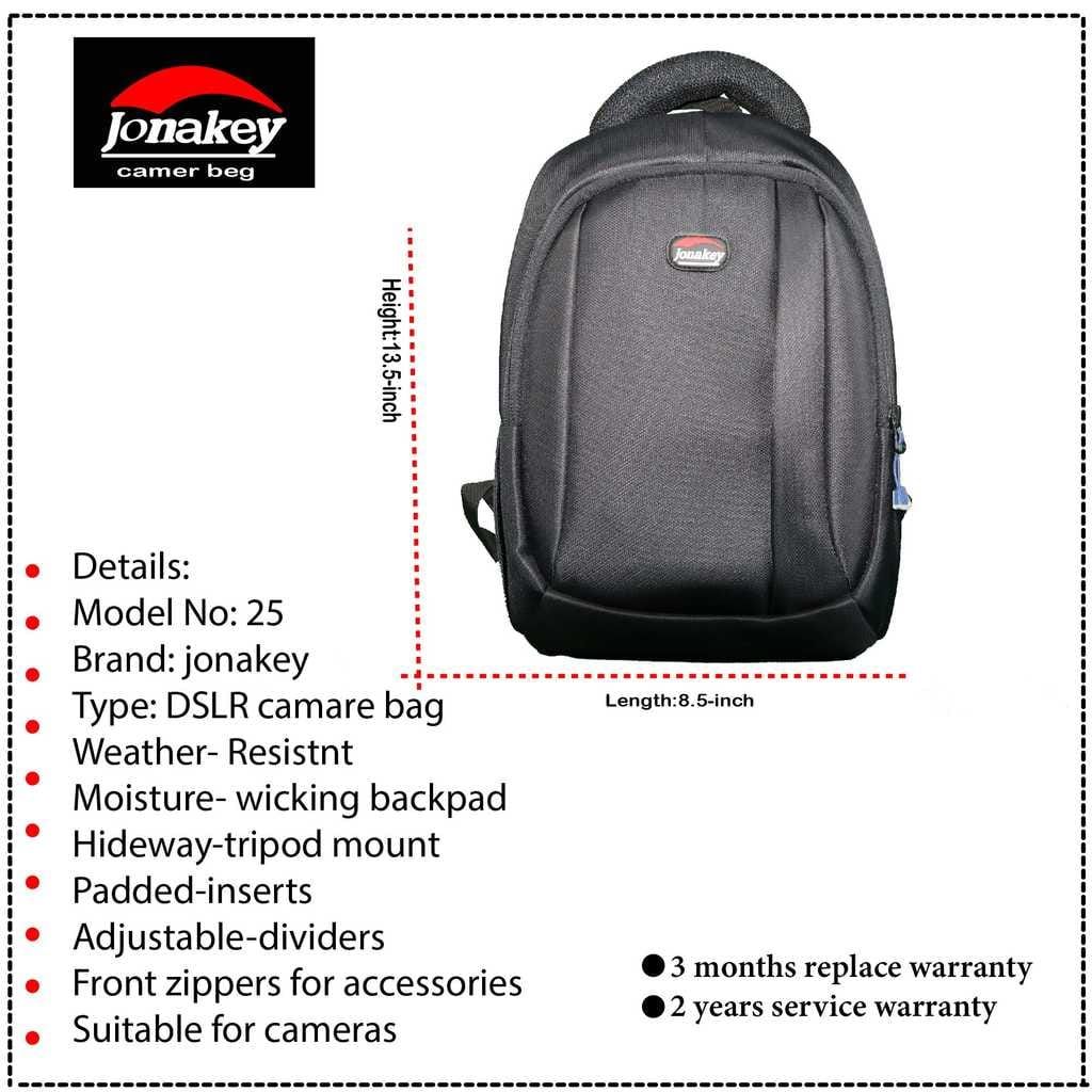 DSLR Camera Bag Model No: 25