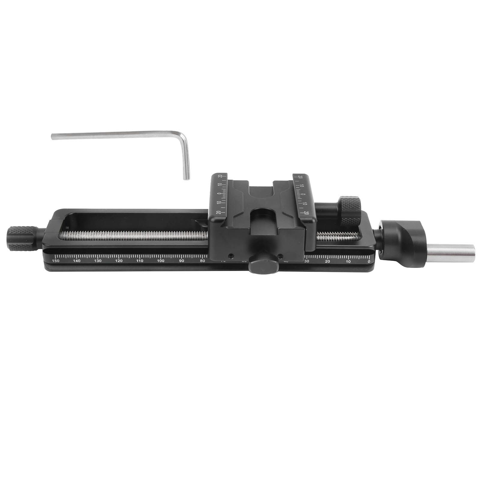 Himeng La MFR-150S 150mm Macro Photography Gear Rail Slider Aluminium Alloy Fine Adjusting Mount