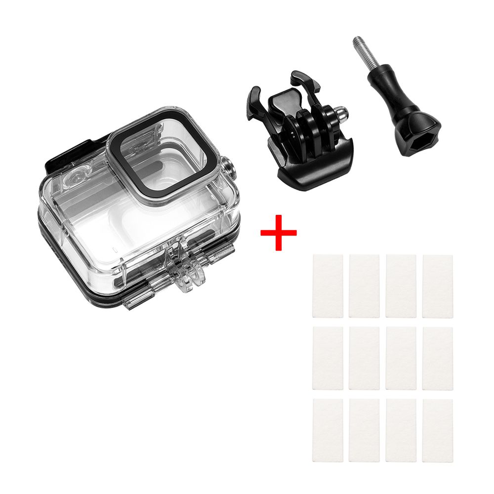 Yfashion For  Hero 8 Waterproof Case Anti- Film Overall Protection Camera Screen Protection Device