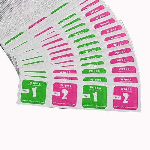 Mobile Glass/Screen Cleaner (Wet & Dry Wipes) 100 Set