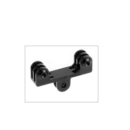 Double Bracket Bridge Aluminum Alloy CNC Connector Selfie Holder Flash Mount For Gopro hero 9 8 710 XiaoYi SJCAM Accessories