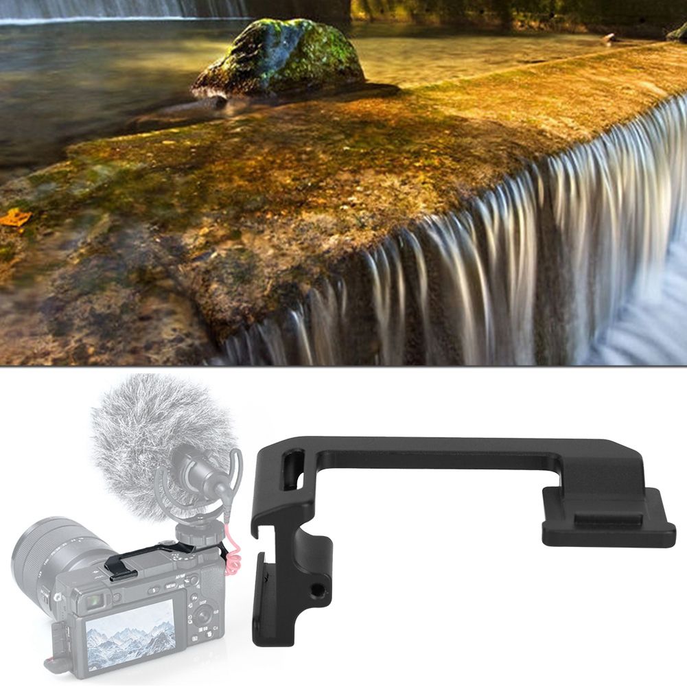 Cold Shoe Relocation Extension Plate for Sony A6000 A6300 A6400 A6500