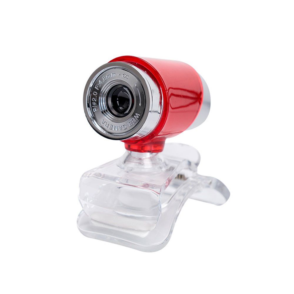 480P USB Webcam PC Camera with Microphone for Live Streaming Video Call Online Teaching Meeting Compatible with Desktop Laptop Computer