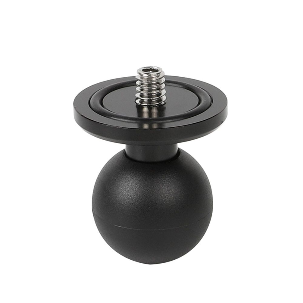 25mm / 1 inch Ball Mount to 1/4 Camera Screw Adapter for All Industry Standard 1 inch / 25mm mounts for RAM Double Socket Arm