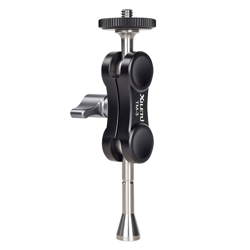 XILETU TM-3 Magic Arm with 1/4inch Universal Screw Hole for Tripod Cellphone Flash Light Microphone Photography Accessories