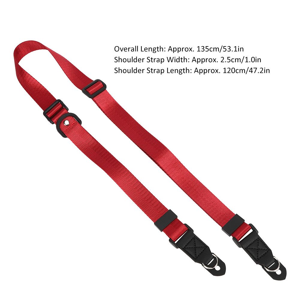 Adjustable Shoulder Sling Belt Neck Strap for Camera SLR/DSLR Nikon Canon Sony