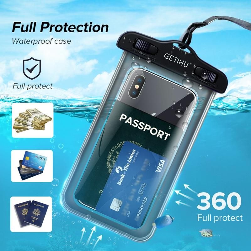 Underwater Waterproof Cell Phone Pouch Case
