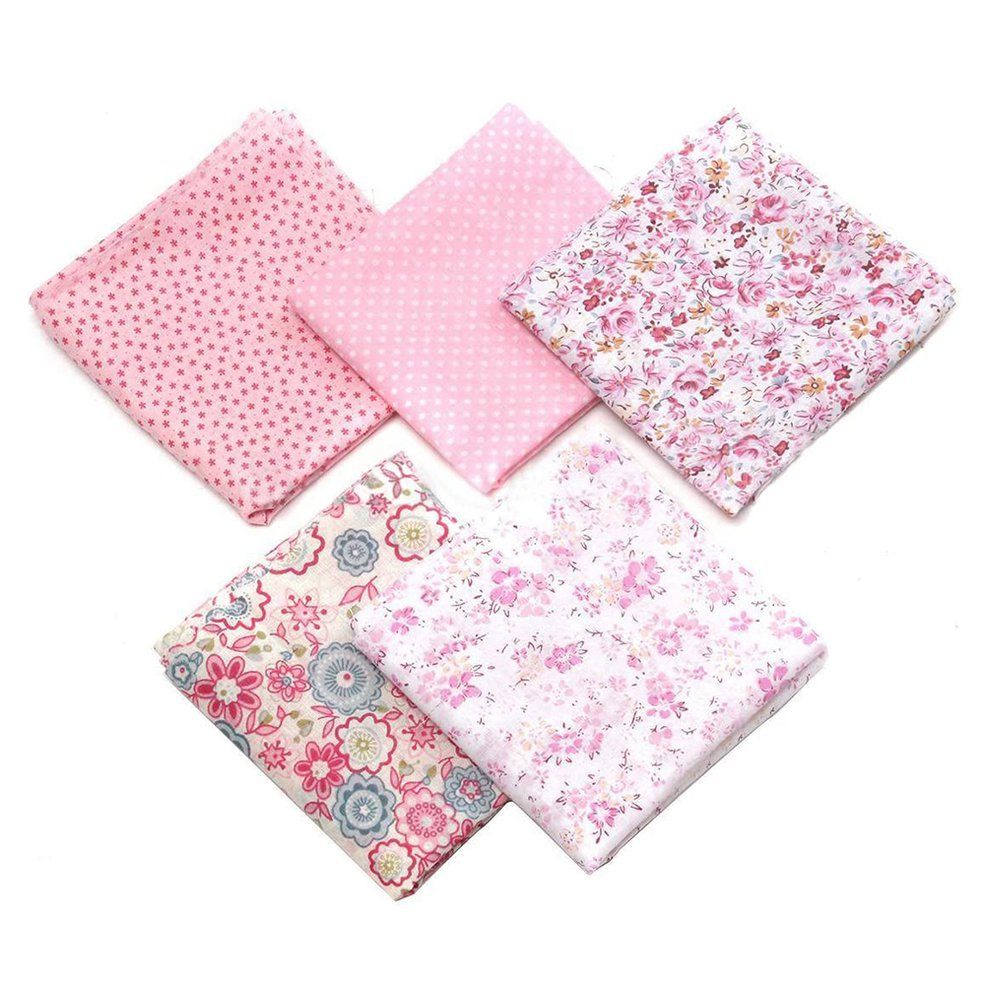 DIY Handmade Patchwork Small Floral Fabric Cotton Clothes Handicrafts Knitting Cotton Clothes Handicrafts Knitting Indoor decorations Home use
