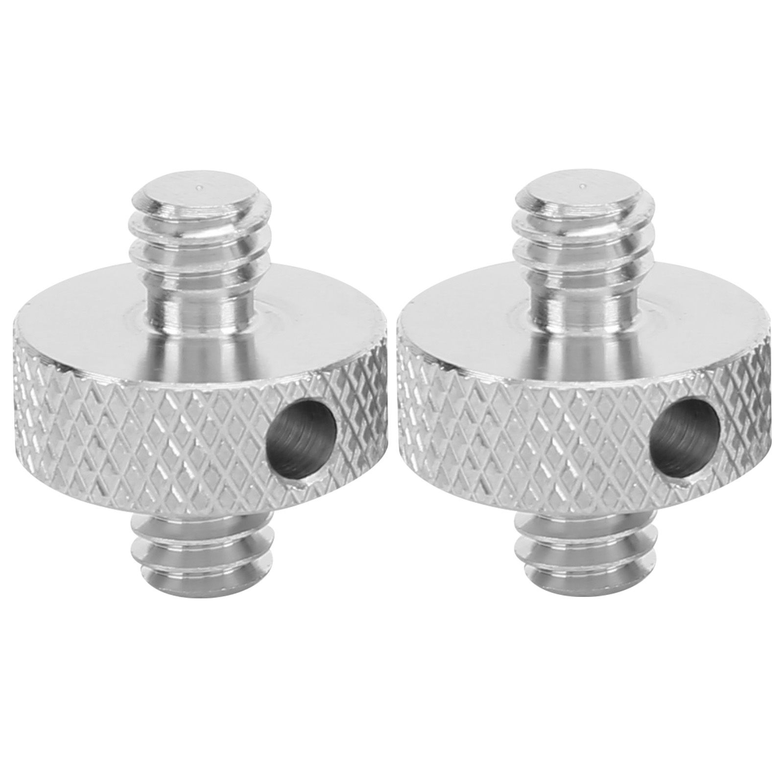 Camera 1/4in Male To Threaded Screw Adapter Double Sided Mount Sturdy