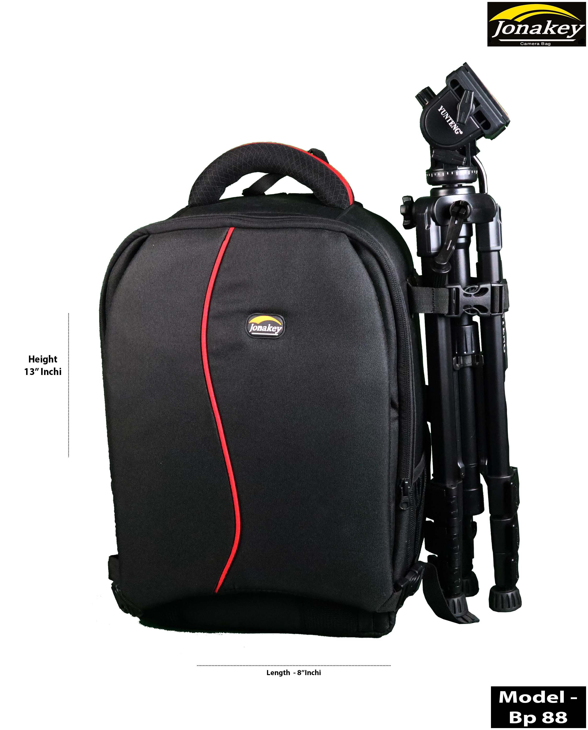 Jonakey BP 88 - DSLR Camera Bag -Black