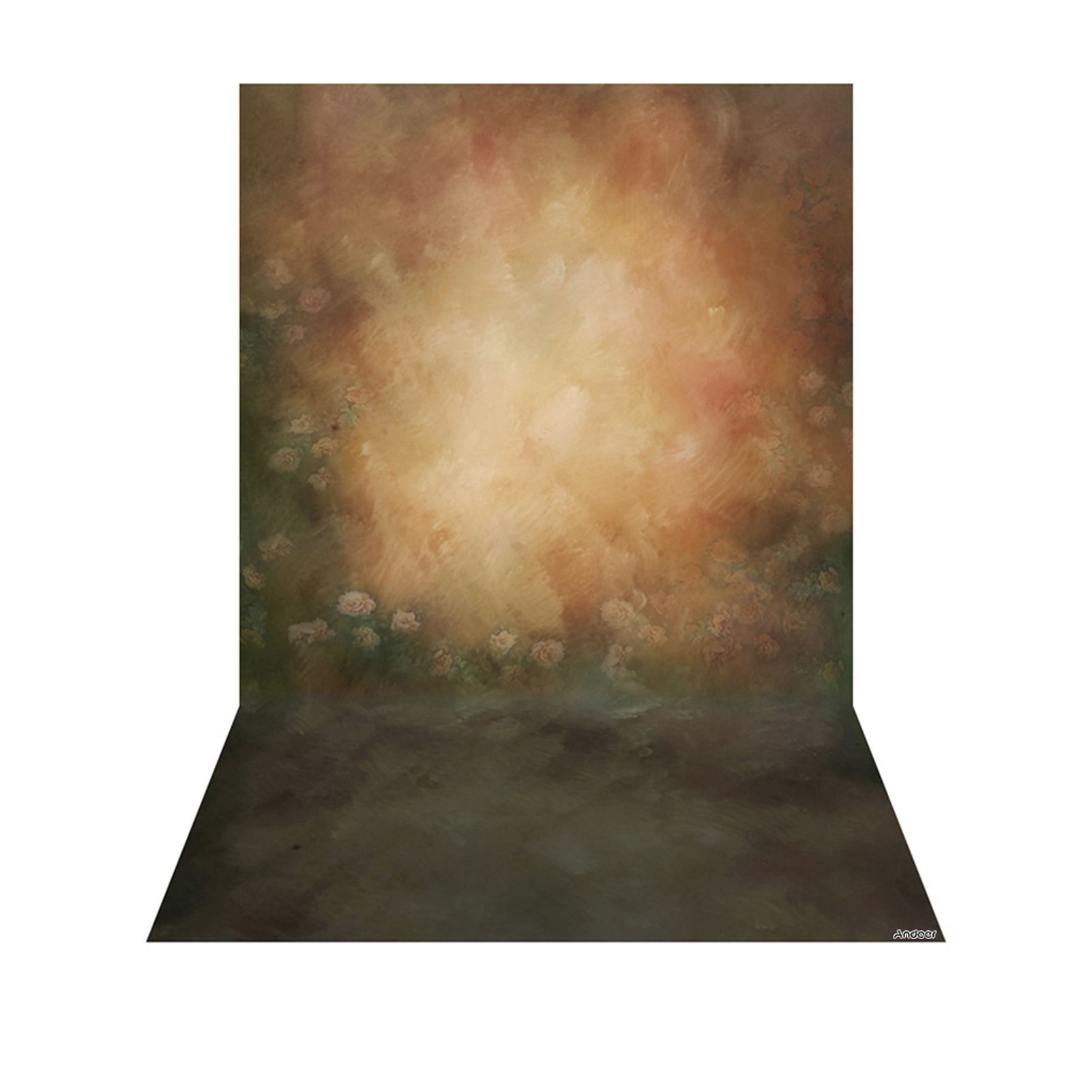 1.5 * 2.1m/5 * 7ft Photography Background Brown Retro Wall Backdrop for DSLR Camera Photo Studio Video Weeding Decor