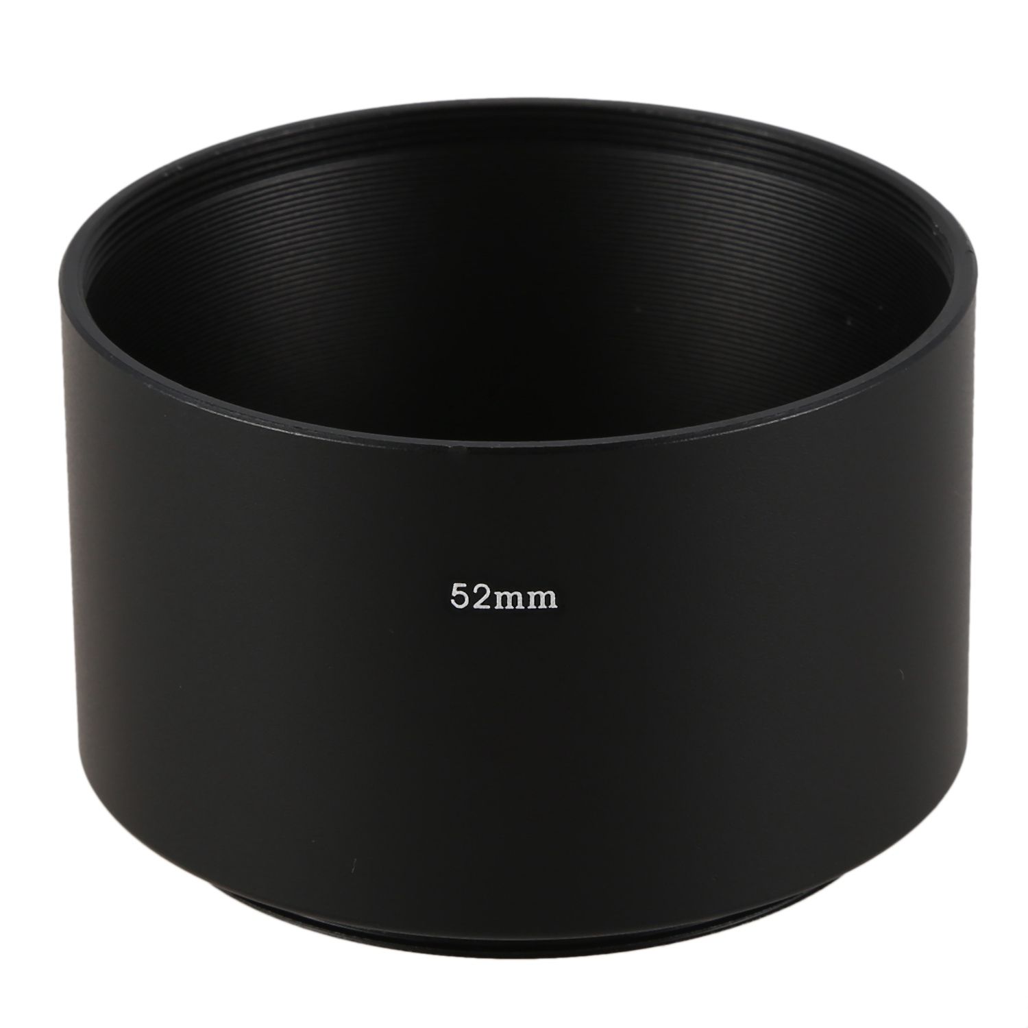 Individual Camera Filter Screw-in Mount 52mm Metal Tele Lens Hood Shade