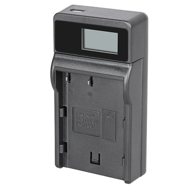 For the Nikon EN-EL3e, ENEL3E, EN-EL3a, EN-EL3, MH-18, MH-18a and Nikon D50, D70, D70s, D80, D90, D100, D200, D300, D300, D300S, D700 camera LCD Slim USB charger