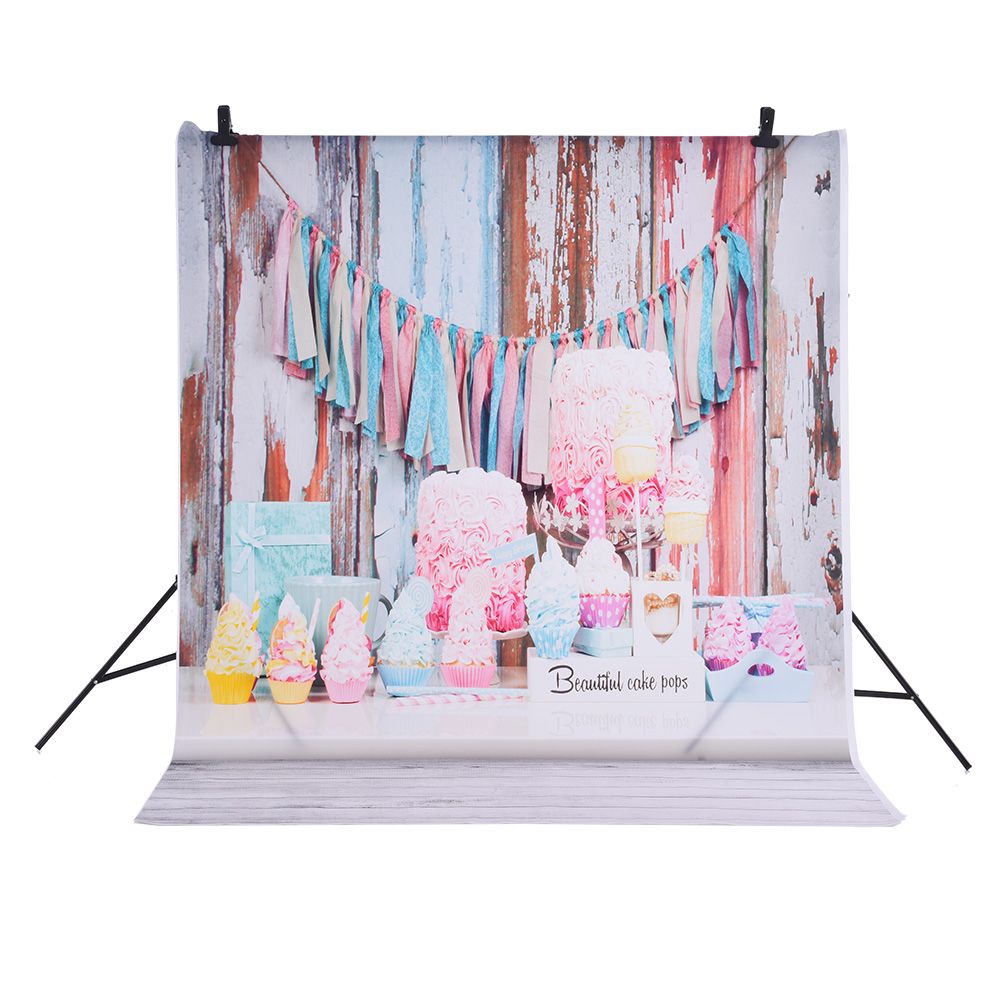 1.5 * 2m Photography Background Backdrop Christmas Gift Star Pattern for Children Kids Baby Photo Studio Portrait Shooting