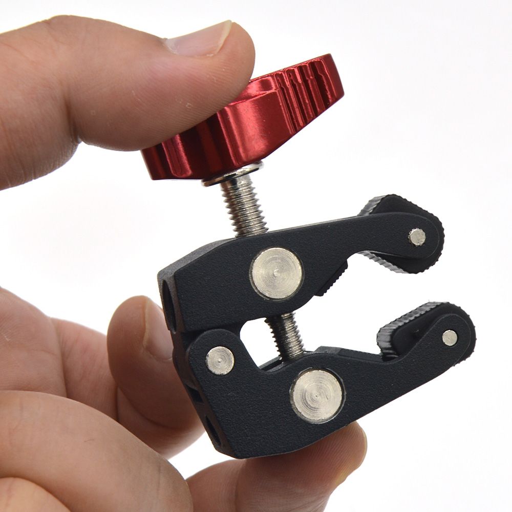 Yfashion VELEDGE Multi-function Ball Head Clamp Ball Mount Clamp Magic Arm Super Clamp w/ 1/4"-20 hread for  Phone Monitor Video Light
