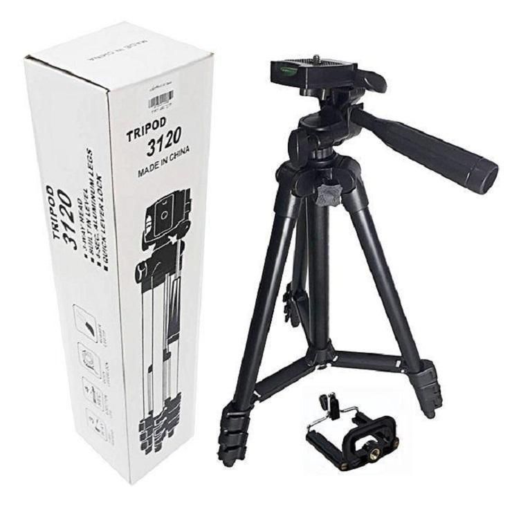Tiktok Tripod 3120 / 3110 Camera Stand With Phone Holder Clip - Tripod - Tripod For Mobile