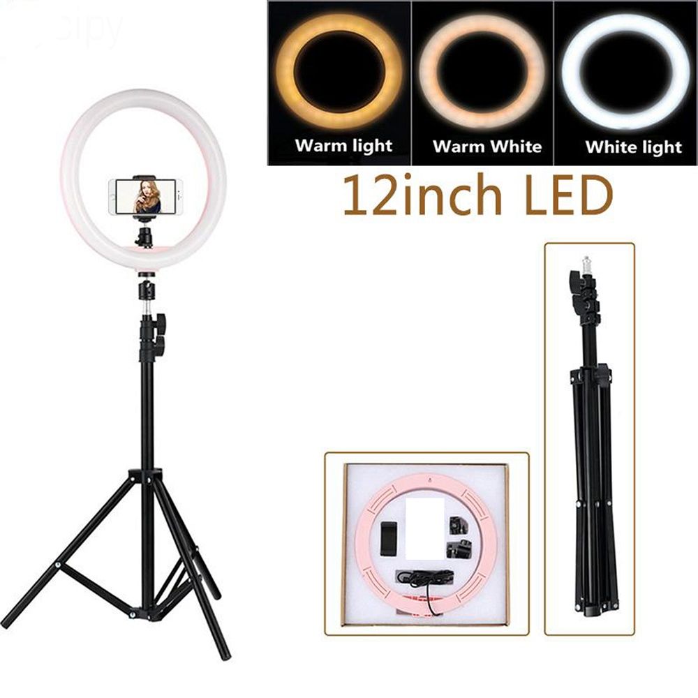 12 inch Led Ring Light with Tripod Stand