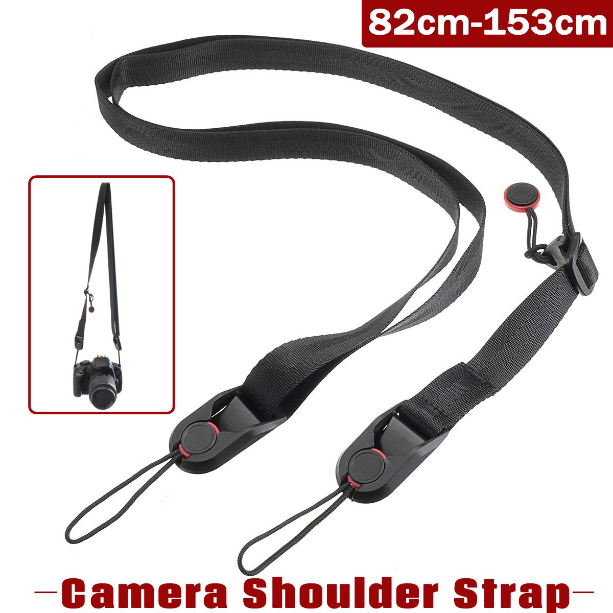 Quick Release Camera Leash Strap Sling Buckle Should Strap for GoPro DSLR SLR -