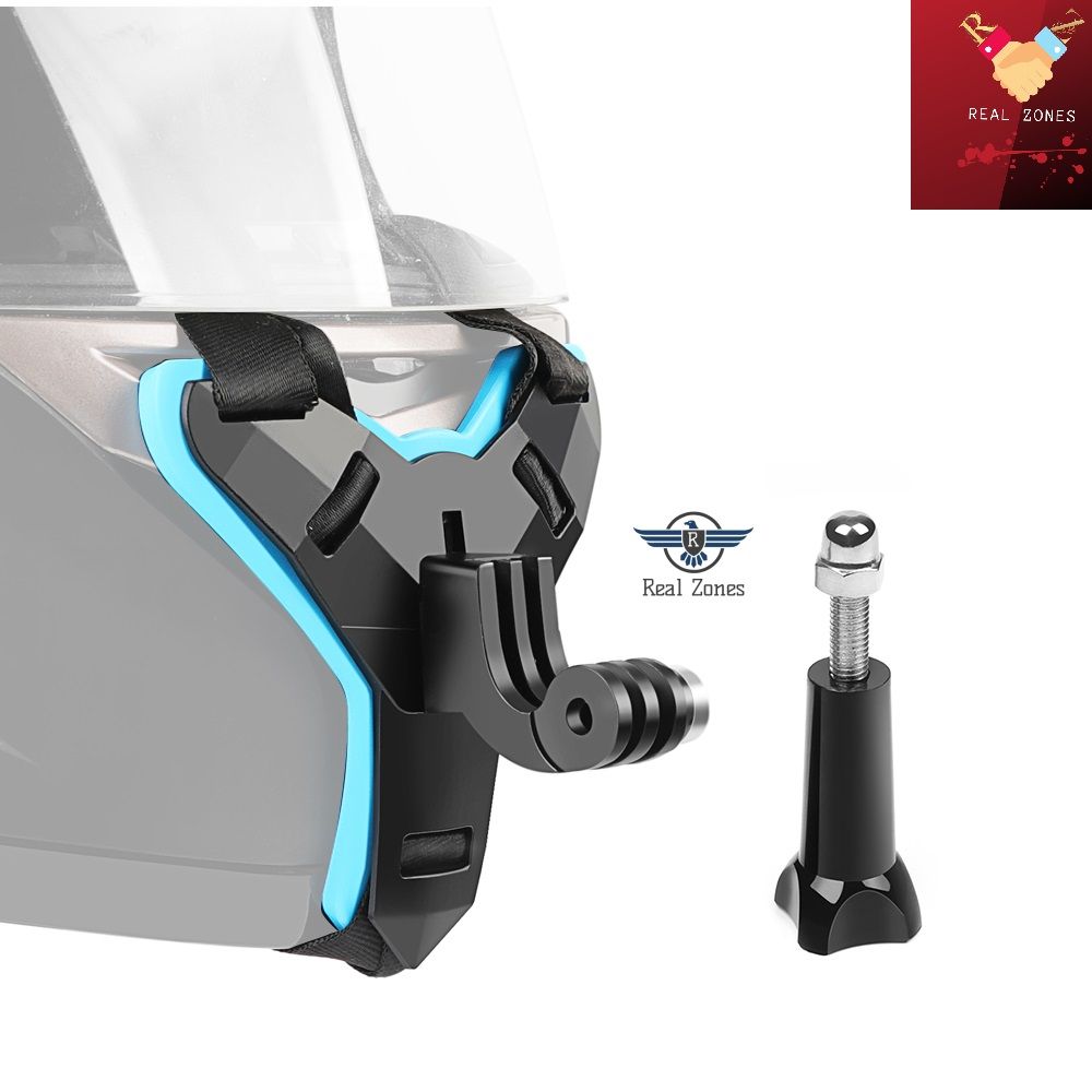 Helmet Chin Mobile Mount with Phone holder Motorcycle Helmet Stand for Action Camera and Phone