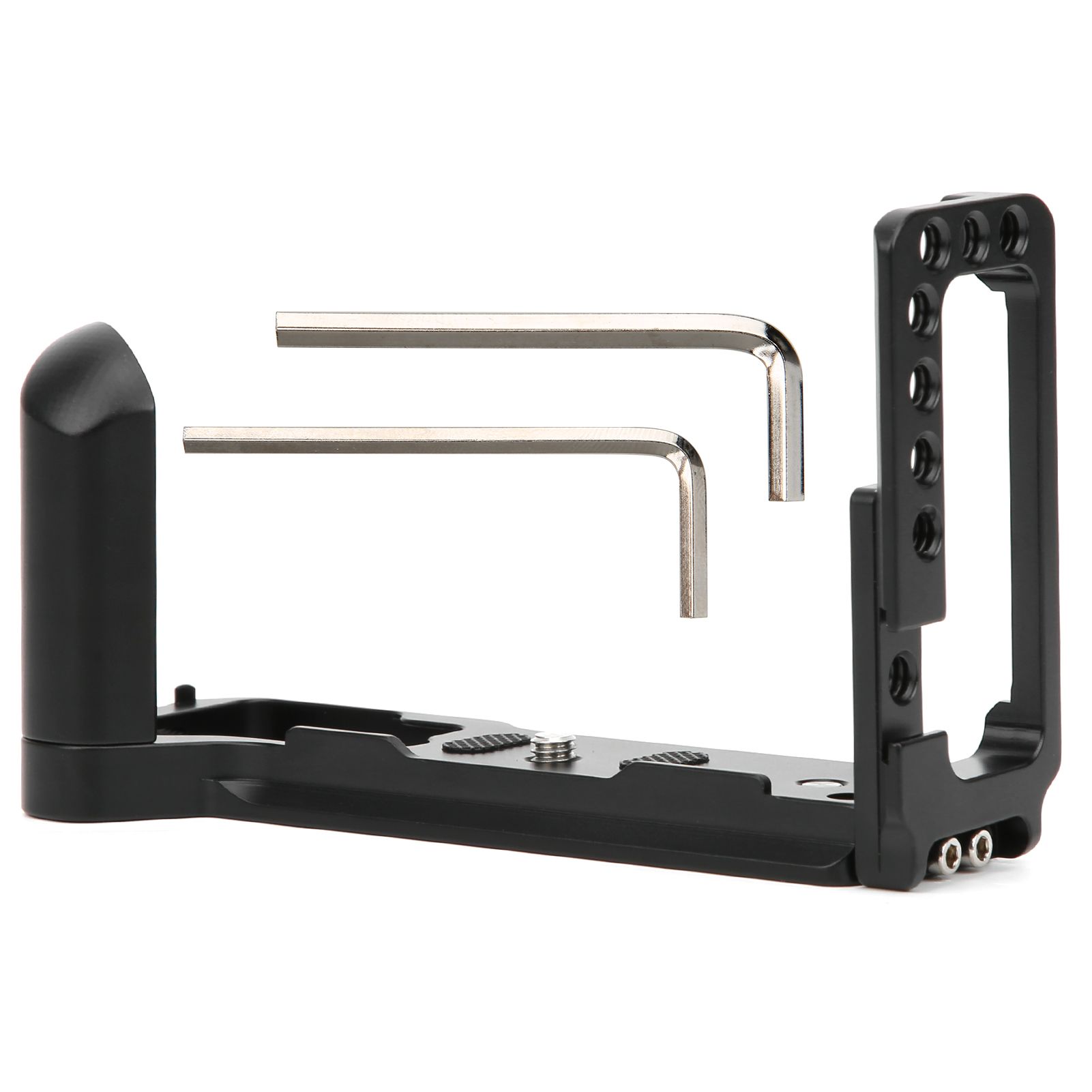 Stretchable Quick Release Plate Handle L Vertical Shooting for Olympus E‑M5 Mark III