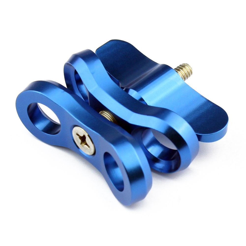 Camera Accessory Diving Lights Ball Butterfly Clip Arm Clamp Mount Aluminum For Gopro Hero 3+/4/5 Xiaoyi Gitup SJ6000 Camera Blue - From China