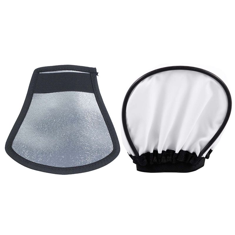 BRADOO- Softbox Flash Bounce Diffuser Speedlight for Yn560 Ii III Yn-565 Yn-468 Yn-467 Yn460 & Flash Diffuser Silver/White Reflector for Nikon Speedlite SB-600,SB-800,Black Silver