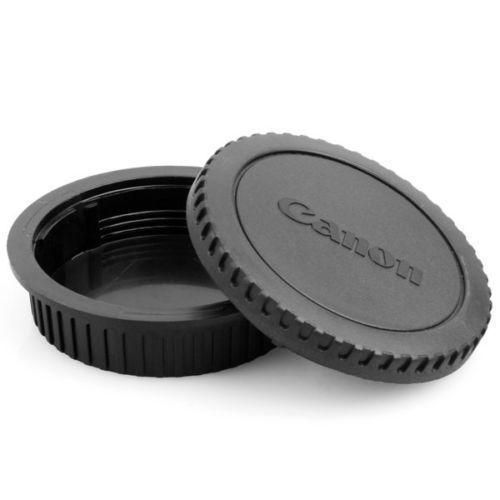 Canon Camera & Lens Rear Cap Set - Black