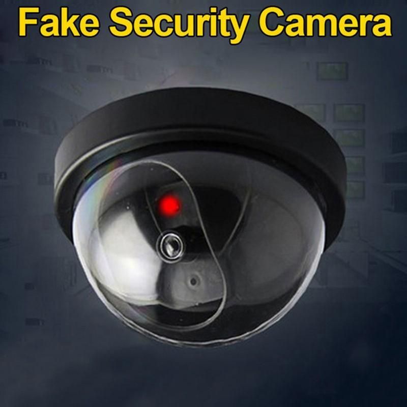 New Plastic Fake Dummy OutDoor Security Surveillance Flash Dome Camera CCTV