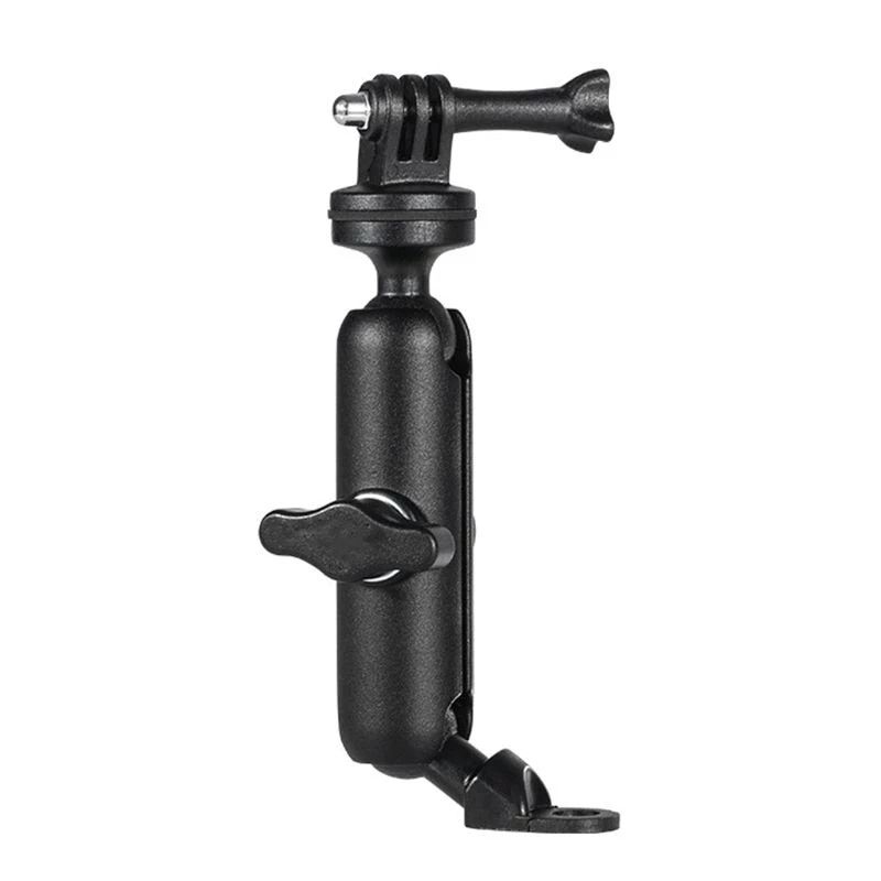 Motorcycle Bike Camera Holder Handlebar Mirror Mount Bracket 1/4 Metal Stand For GoPro Hero8/7/6/5/4/3+ Action Cameras Accessory