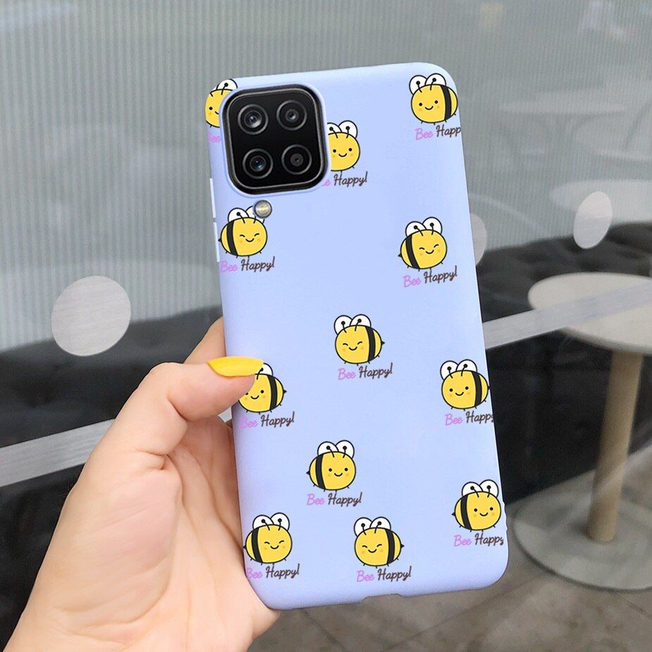 For Samsung Galaxy A12 Case A 12 Cute Silicone Soft TPU Funda Slim Bumper 6.5'' Back Cover For Samsung A125F A125 A12 Phone Case