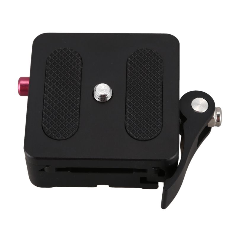 Aluminum 1/4 inch & 3/8 inch Quick Release Plate + Clamp Adapter Mount W/Lock for Dslr Camera Tripod Monopod Ball Head Arca Swiss Rrs