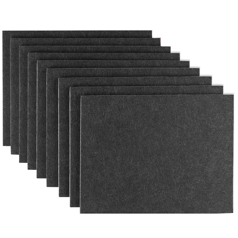 9 Pieces 8 inch x 6 inch x 1 5 inch Furniture Felt Pads Self Adhesive  Cuttable Felt Chair Pads  Anti Scratch Floor