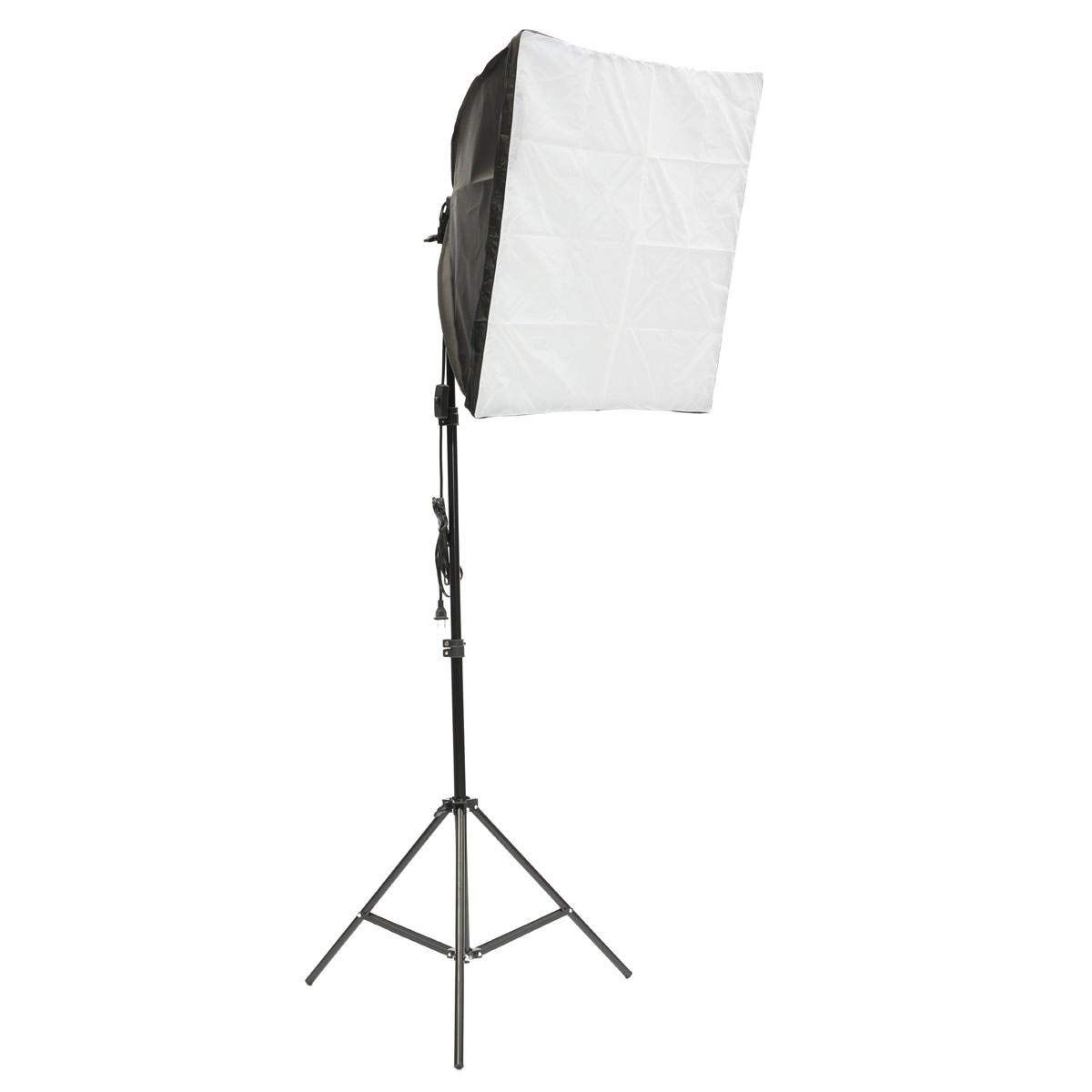 TL-4 4in1 E27 Socket Studio 4-in-1 Bulb Head Multi-Holder Tricolor Light+softbox 60*60cm Camera Photography Lighting whit 200cm Stand
