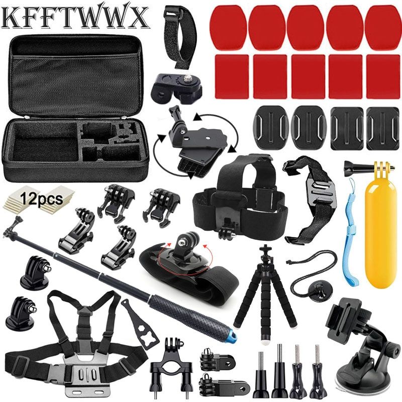 Accessories Kit for Gopro Hero 10 9 8 7 6 5 4 3 Black Max Go Pro Session YI 4K SJCAM SJ8 PRO EKEN H9R Osmo Action Camera