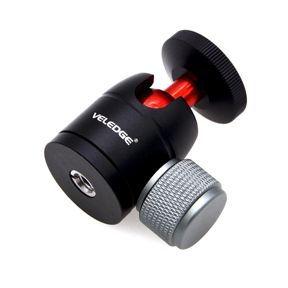 1PCS 1/4" Tripod Ball Head Bracket Holder Mount Ballhead for iPhone X Smartphone/lightweight Cameras