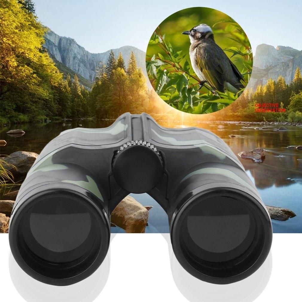 Plastic Binoculars Telescope Toy - Gray