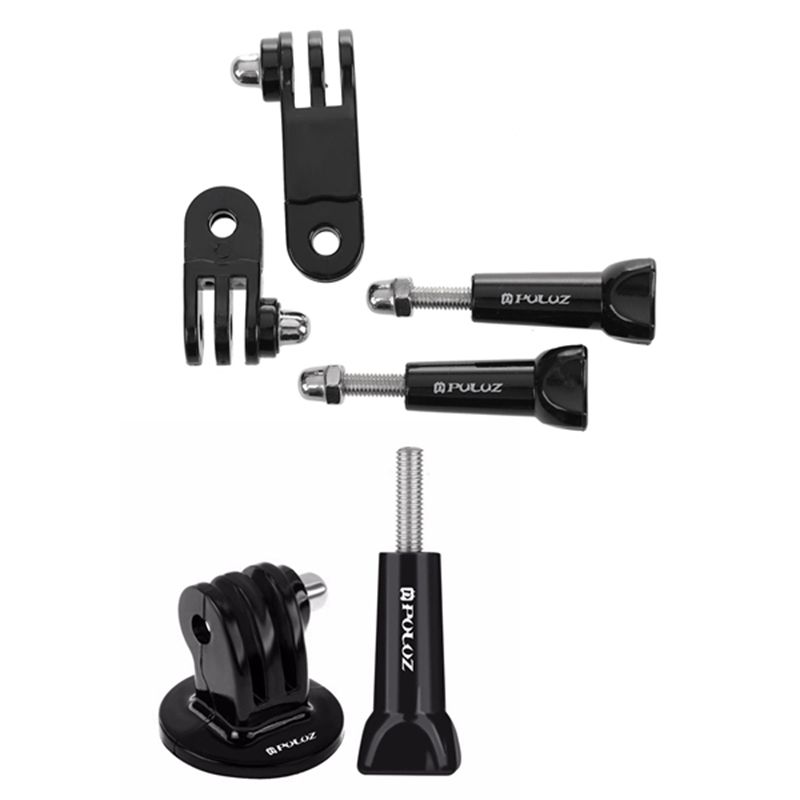 PULUZ 3-Way Pivot Arm with Long Screws for GoPro Hero 5 Black Edition3 & Tripod Mount Adapter Standard Long Screw